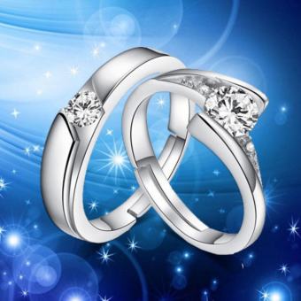 Nhẫn đôi thời trang đính đá lấp lánh sang trọng HHN-JZ74(Nhẫn cặp)