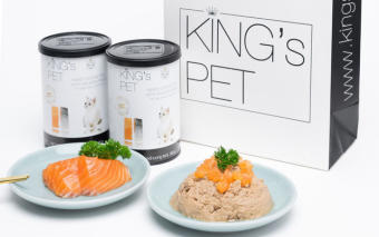 KINGPET- pate lon 380g - thức ăn cho mèo trên 1thang tuổi (ĐỦ VỊ)