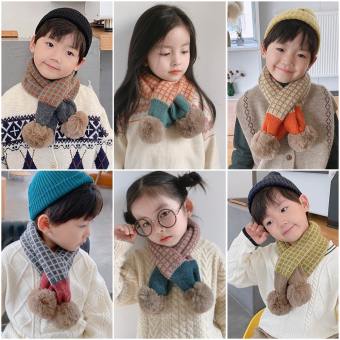 Khăn len quàng cổ phong cách Hàn Quốc cho bé trai bé gái
