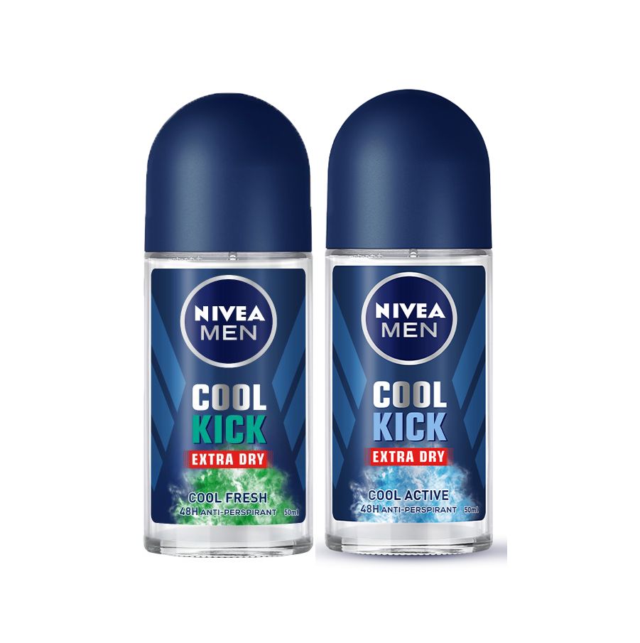 Lăn khử mùi Nivea Men Cool Kich Mát Lạnh Mẫu Mới-50ml/chai