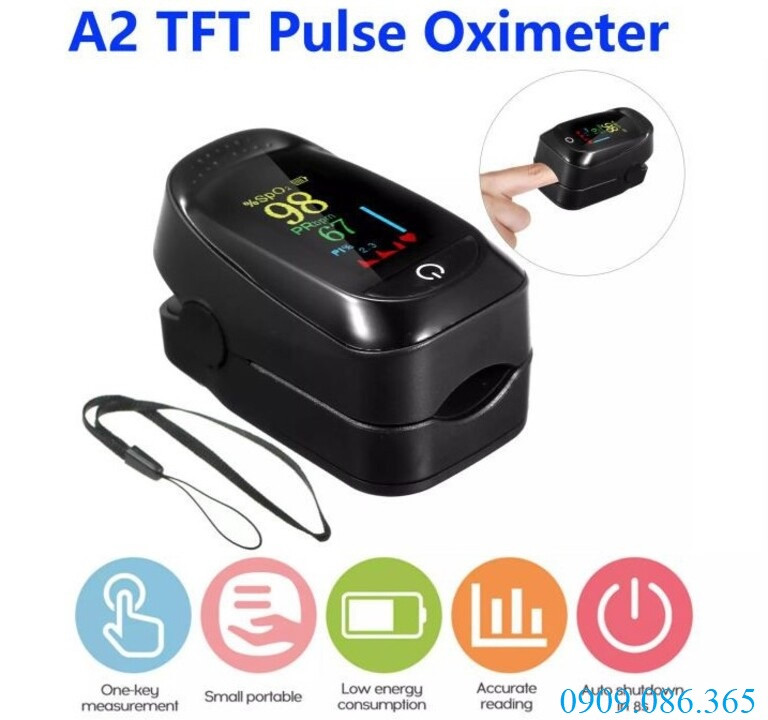 Máy đo nồng độ oxy pulse oximeter a2