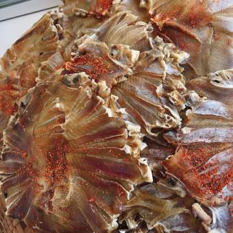 Khô cá đuối Nha Trang 500gr, chất lượng rất ngon, bổ dưỡng,món nhậu không thể thiếu cho mọi nhà , đặc sản biển cả Việt Nam