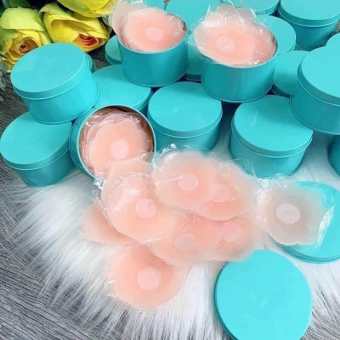 Hộp 5 cặp miếng dán ti silicon hình hoa mai (Hàng loại 1) [Miễn phí vận chuyển toàn quốc] - Gia Dụng Đầm Sen