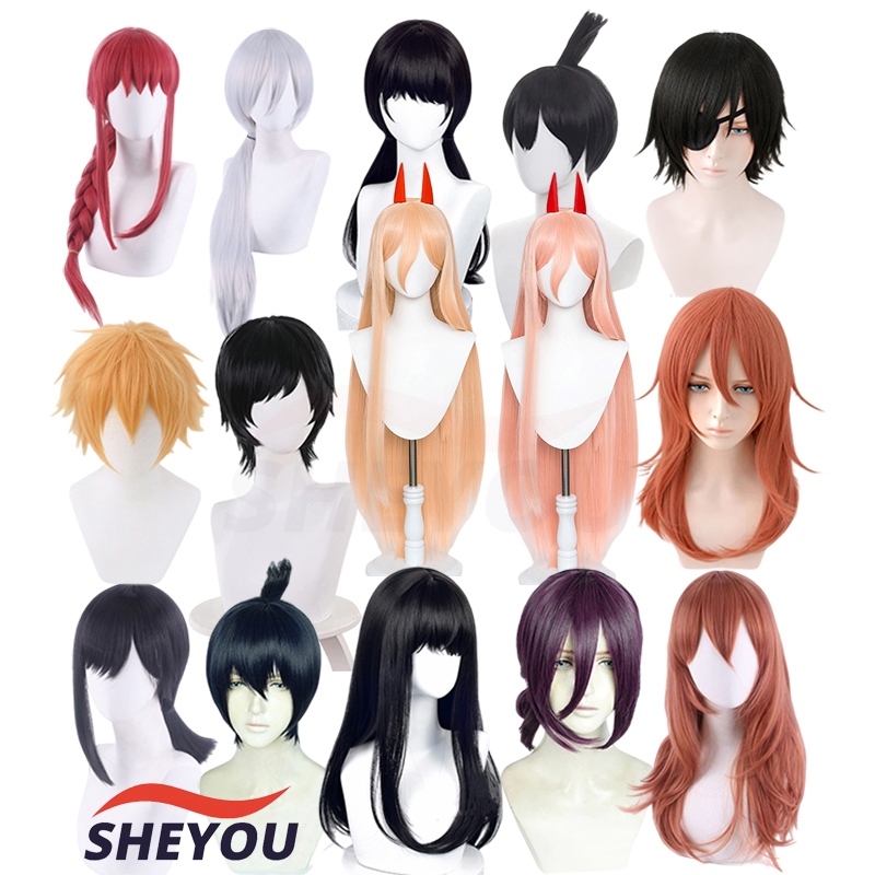 Anime Chainsaw Man Denji Cosplay Wig 30cm Light Orange Short Wigs Heat  Resistant Synthetic Hair Halloween - AliExpress
