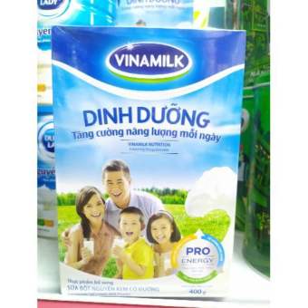 Sữa Bột Nguyên Kem Có Đường Vinamilk Dinh Dưỡng Hộp Giấy 400g