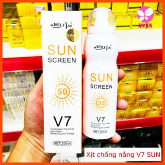 Xịt chống nắng V7 Sun - Chống nắng V7 SUN SCREEN SPF 50 PA+++ - Hàng chính hãng
