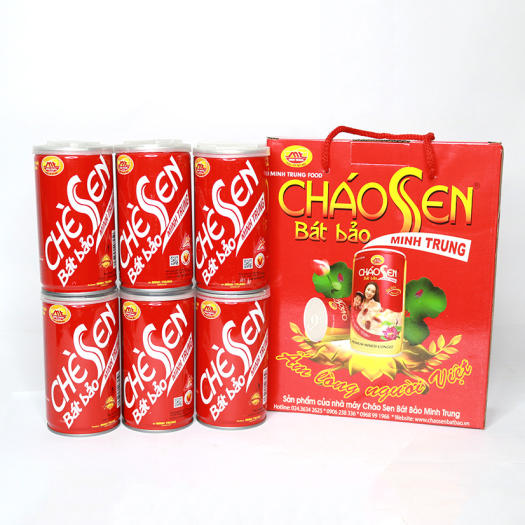 Chè sen bát bảo Minh Trung set 3 lon