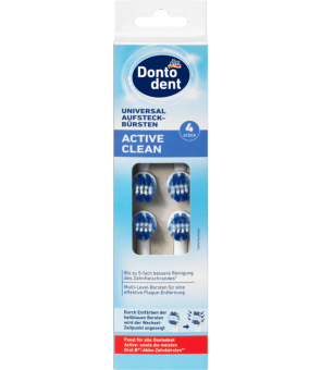 Đầu thay thế bàn chải đánh răng điện 3 đầu Dontodent Active Cross - Nội địa Đức,