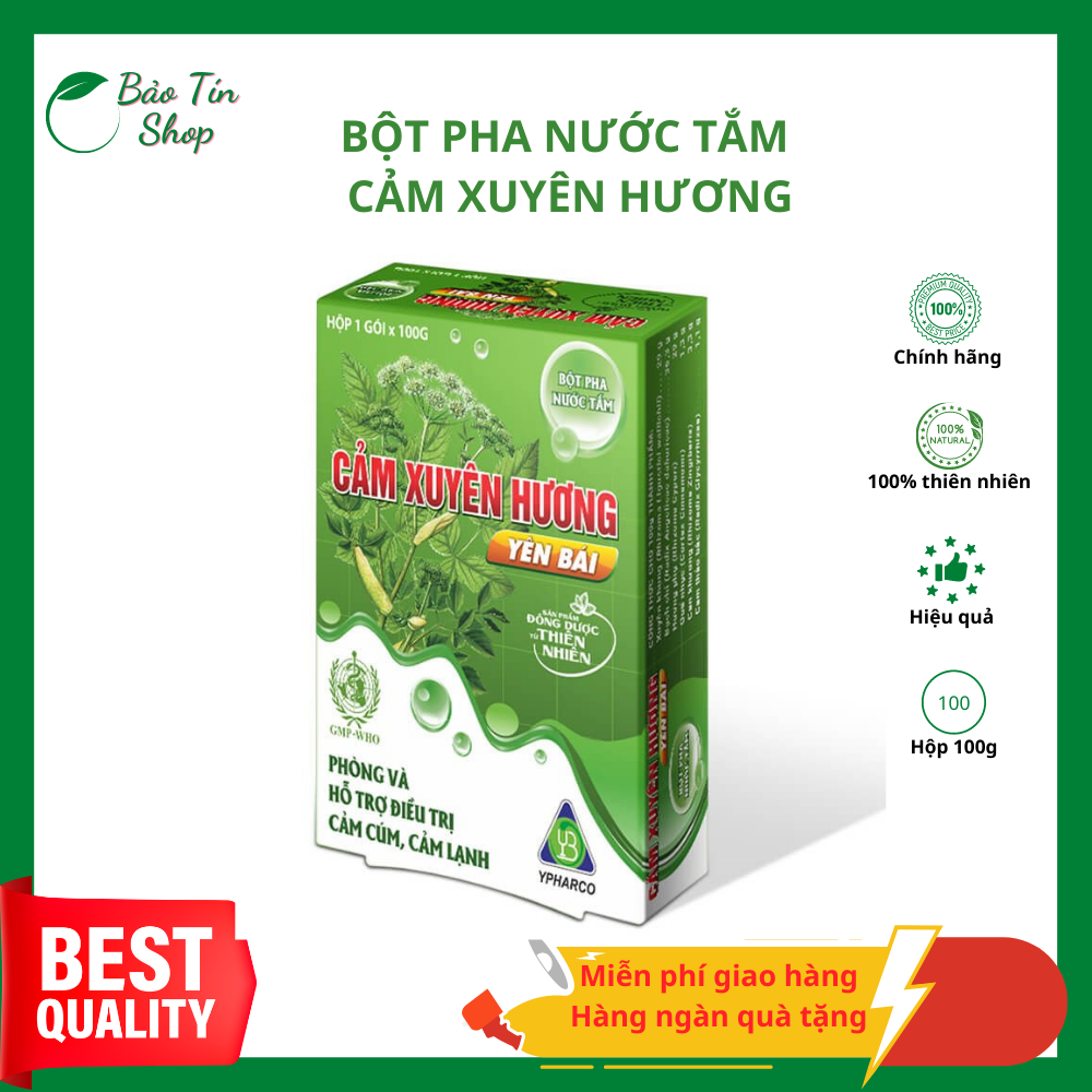 BỘT PHA NƯỚC TẮM CẢM XUYÊN HƯƠNG