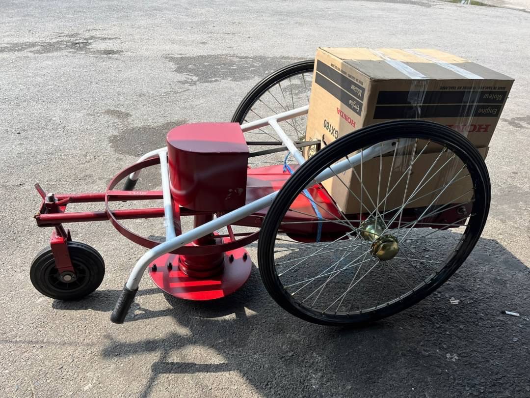 รถเข็นตัดหญ้า/รถตัดหญ้าพร้อมเครื่องHONDAแท้ 5.5แรงม้ารุ่นGX-160‼️พร้อมใบมีด ( พร้อมอุปกรณ์ )‼️ เทสก่อนส่งทุกตัว ประกัน 1ปี ราคา 15,500 บาท*ส่งฟรี