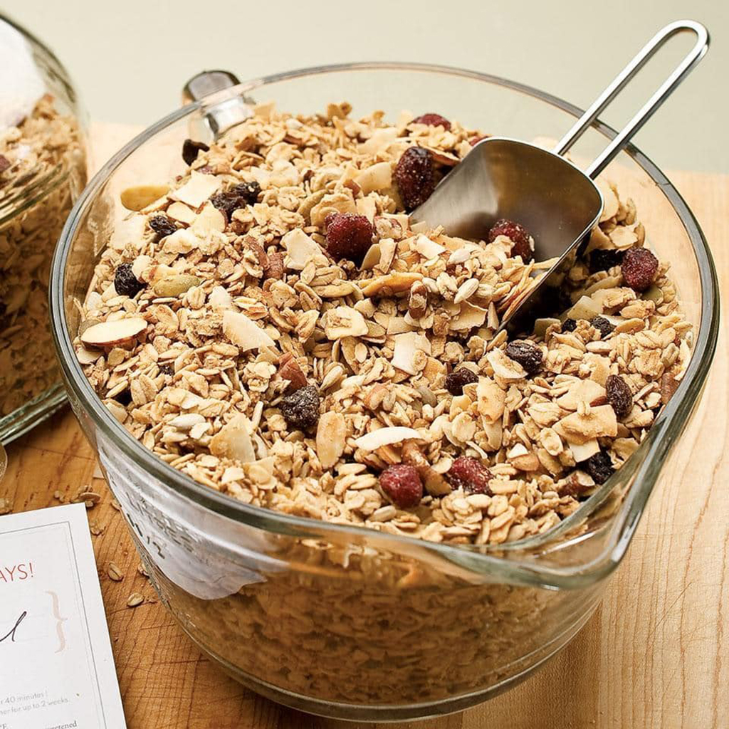 Granola yến mạch siêu hạt Ngũ cốc dinh dưỡng ăn kiêng giảm cân cao cấp hũ 500g - đồ ăn vặt cô nương béo