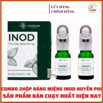 Combo 2 Chai Tinh dầu hôi miệng INOD Huyền Phi - khử hôi, hết đau răng, nhiệt miệng