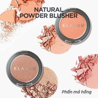Phấn Má Hồng Klavuu Urban Pearlsation Natural Powder Blushe 02/03/05