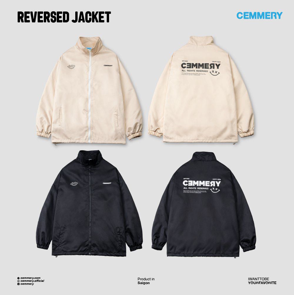 Áo khoác dù localbrand cemmery "reversed jacket" # 2 color