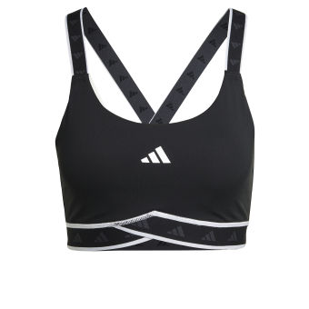 adidas Tập luyện Áo Bra Tập Luyện Medium Support Techfit Powerimpact Nữ Đen HN7248