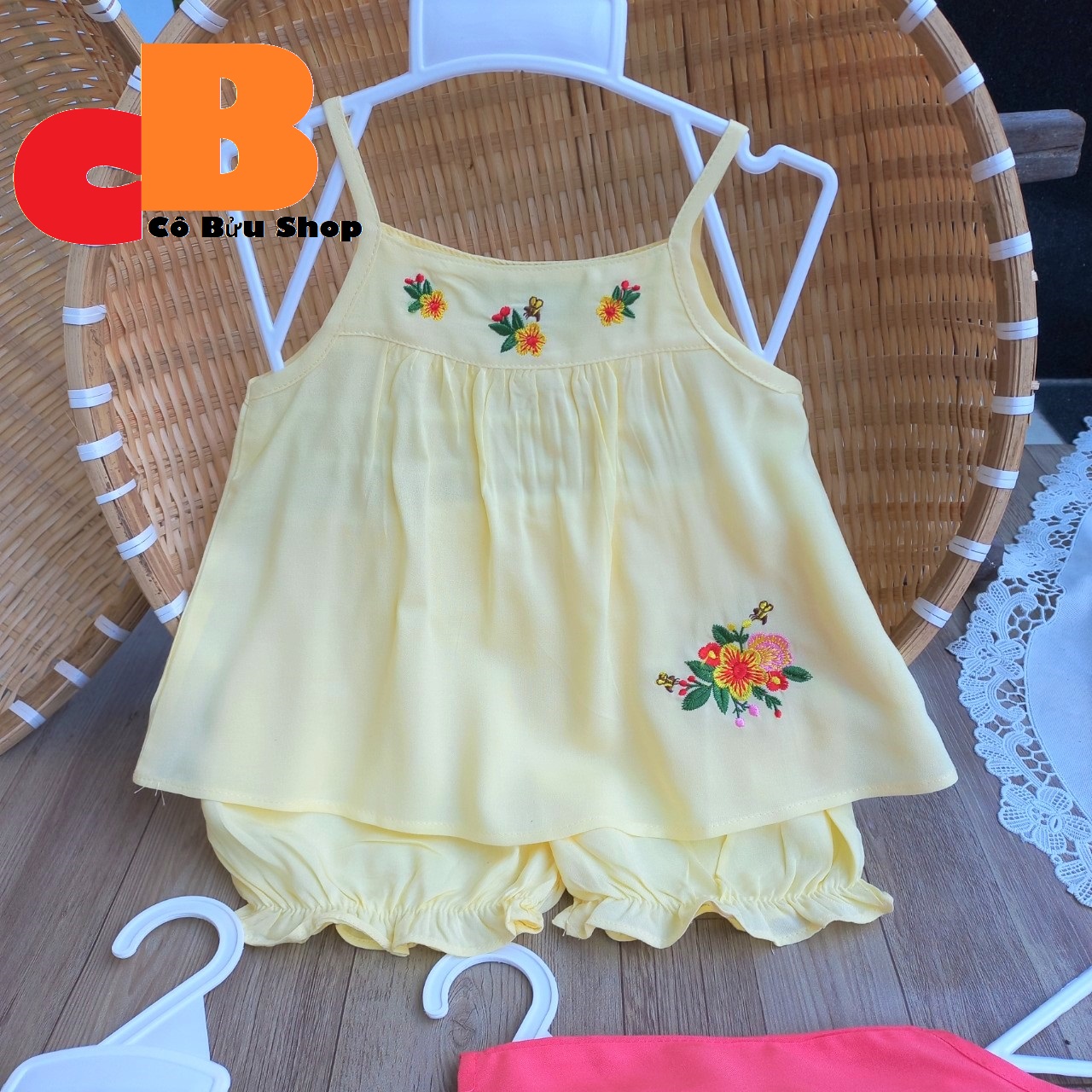 Bộ hai dây bé gái hiệu Bảo ngọc từ 7 đến 20kg. Bộ tole Bảo Ngọc/ đồ bộ cho bé gái