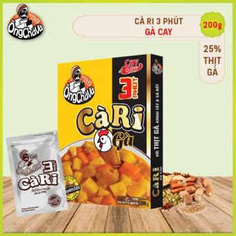 CÀ RI GÀ (CAY) ÔNG CHÀ VÀ ĂN LIỀN - HÂM NÓNG TRONG 3 PHÚT - PHẦN ĂN HOÀN CHỈNH (CÓ THỊT THẬT) DÀNH CHO 1-2 NGƯỜI