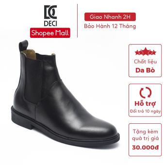 Giày chelsea boot DECI bốt da bò 100% 2022