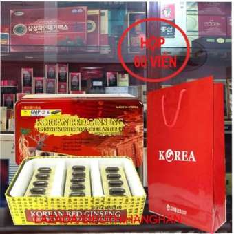 Viên Đạm Hồng Sâm Linh Chi Nhung Hưu Hàn Quốc Cao Cấp 60 Viên - Hàng  Mới Về