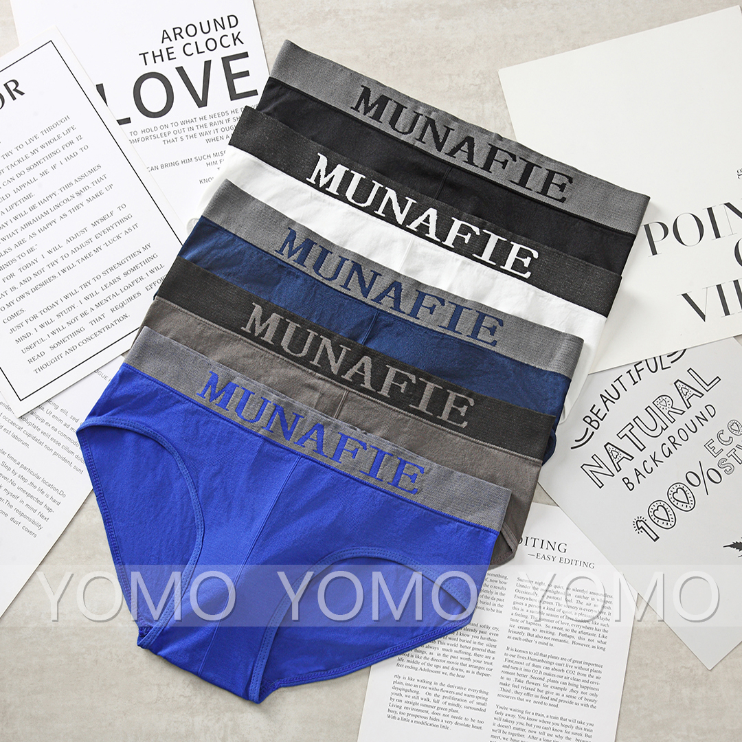 ข้อมูลเพิ่มเติมของ กางเกงชั้นในชาย มูนาฟี่ กางเกงในบิกินี่ รอบเอว 24-42 นิ้ว [พร้อมส่ง]
