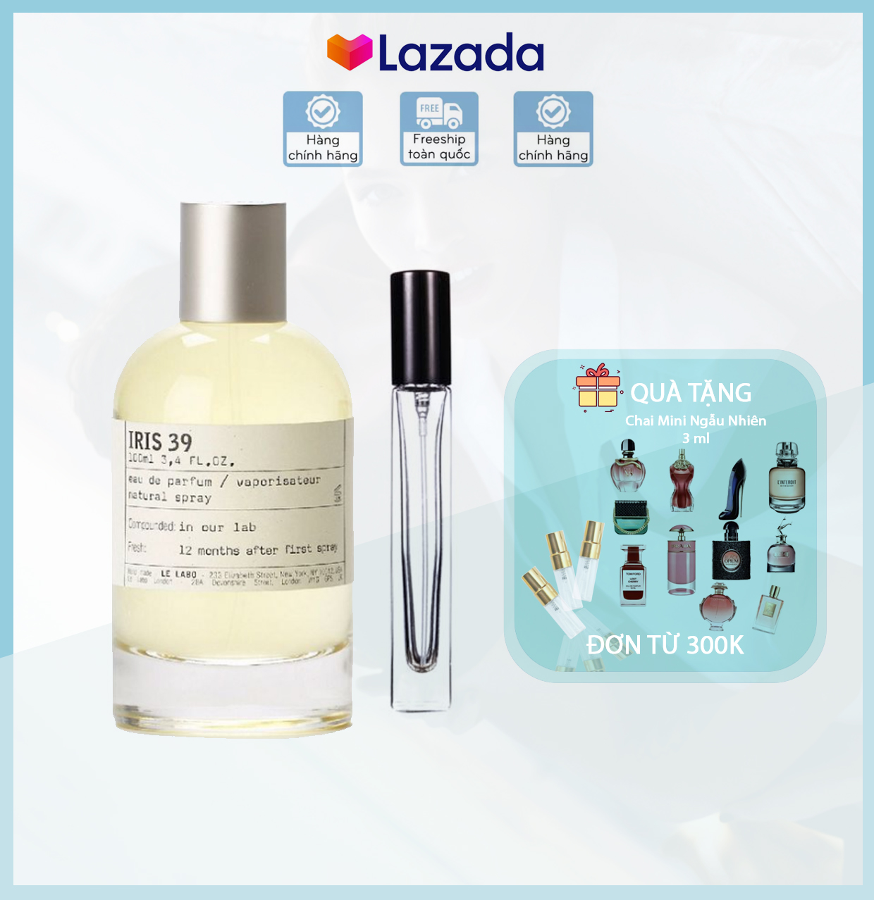 Nước hoa unisex iris le labo 39