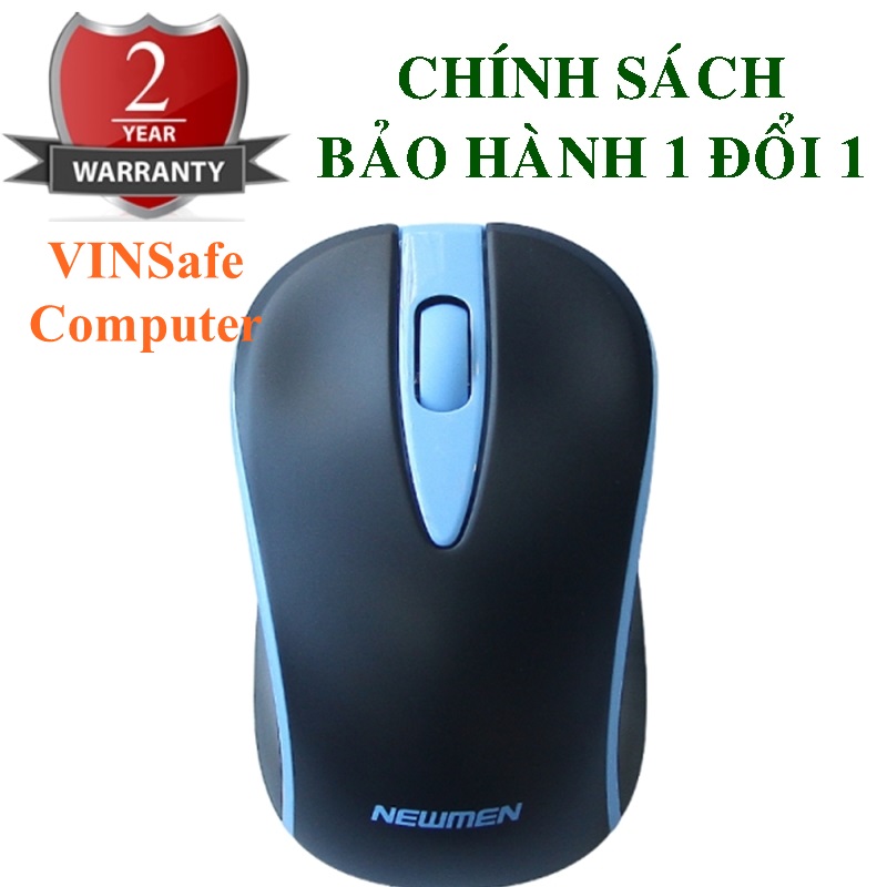 Chuột máy tính không dây Newmen F368,kết nối 2.4Ghz,sử dụng trên nhiều loại bề mặt,nhỏ gọn ôm tay