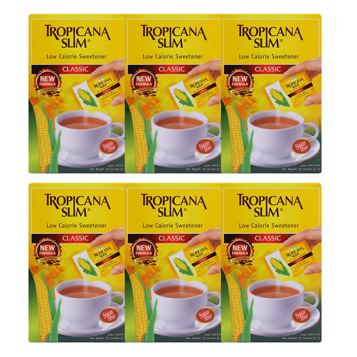 Đường ăn Kiêng TROPICANA SLIM (hộp 50 gói)-Dành Cho Người Ăn Keto/Tiểu Đường/DAS