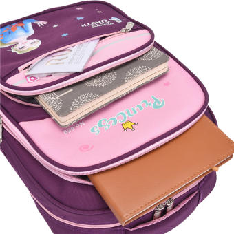 Balo hình công chúa, siêu nhân cho bé gái trai cấp 1,2 cặp sách kèm bóp viết cho học sinh lớp 2 đến lớp 7