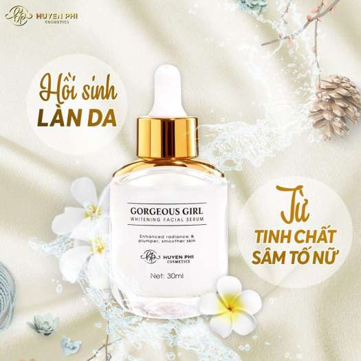 SERUM SÂM TỐ NỮ HUYỀN PHI Tác dụng giảm nhăn mụn ẩn dưỡng sâu bên trong giúp da căng bóng.