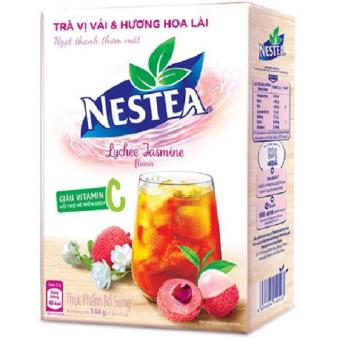 NESTEA - Trà vị VẢI & hương hoa lài - hộp 144g (12g x 12 gói)