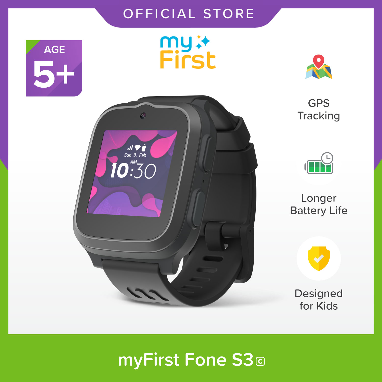 Myfirst Watch: 4G Smart Watch Phone For Kids With Gps, Voice Calls