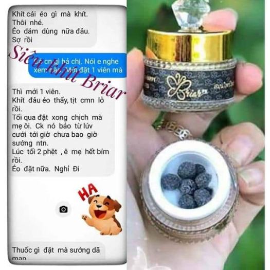 Viên đặt Briar se khít cô bé tặng Xà phòng khử thâm mông PELICAN kèm túi lưới (che tên kín đáo)