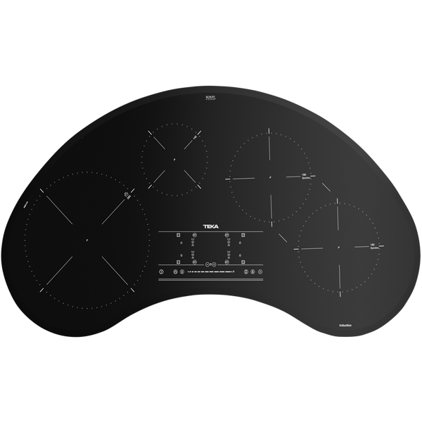 เตาระบบ induction 4 หัวตา ขนาด 90 ซม. กระจกสีดำ IRC 9430 KS ราคา 119,900 บาท*ส่งฟรี