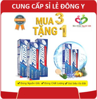 Viên sủi Boca Hỗ Trợ Giảm Đau Nhức Xương Khớp (Hộp 20 viên)