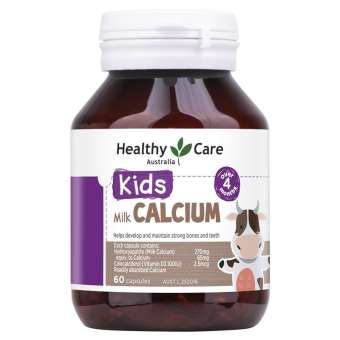 Kẹo Canxi Sữa Cho Bé  - Calcium Milk Healthy Care 60 Viên