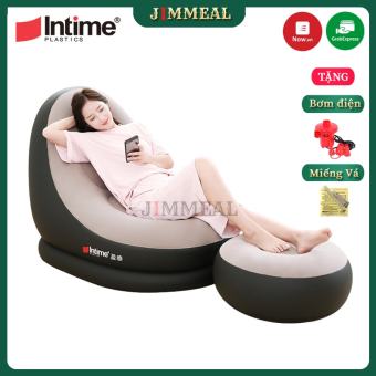 Ghế Hơi, Ghế Đệm Hơi Tựa Lưng INTIME YT-125 Kèm Bơi Điện