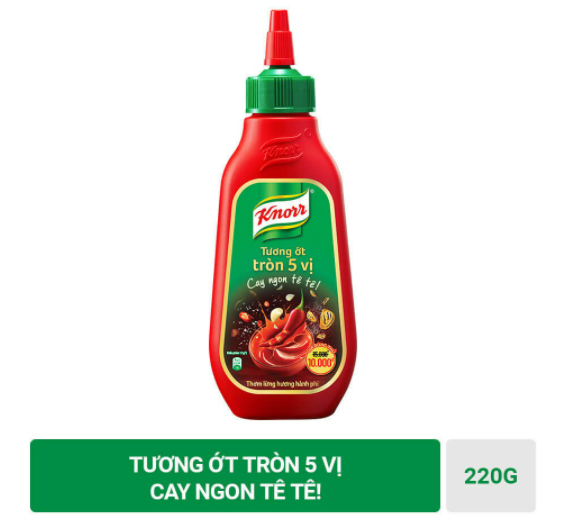 Tương ớt knorr tròn 5 vị