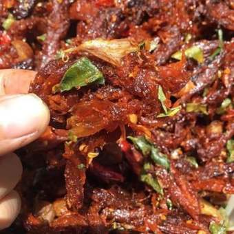 Khô Bò Đập Lá Chanh Cao Cấp - Siêu Ngon 100G