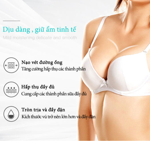 Tạo dáng ngực hoàn hảo nâng và làm săn chắc vòng 1 kem làm đẹp vòng