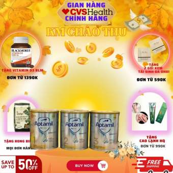 Sữa Bột APTAMIL PRO Úc Đủ Số 1-2-3 Giúp Bé Phát Triển Toàn Diện (900gr)