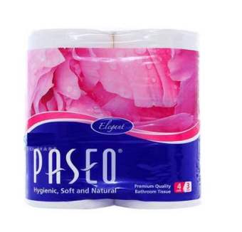 Giấy vệ sinh 3 lớp Paseo Elegant 4 cuộn