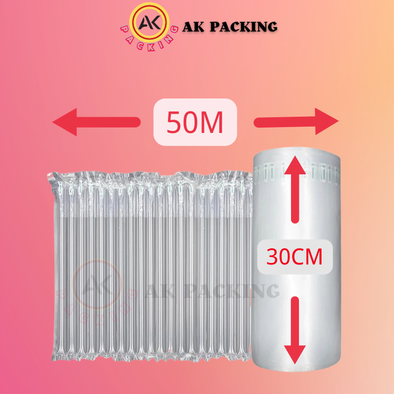 Inflatable air bubble wrap 50m inflatable bubble wrap buble wrap inflatable bubble air bubble wrap Air cushion wrap air bubble packaging wrap 气柱卷