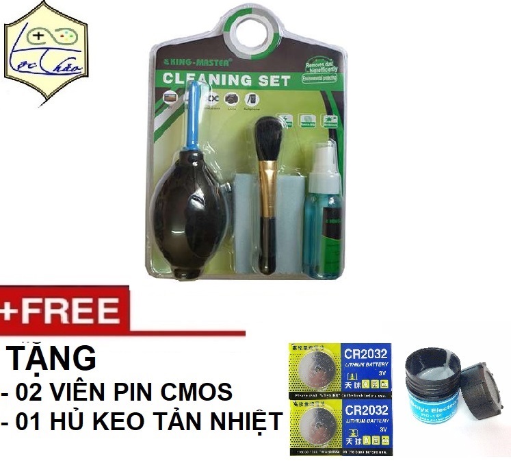 [HCM]Bộ vệ sinh 6 món cho máy tính Tặng kèm Pin Cmos Keo tản nhiệt