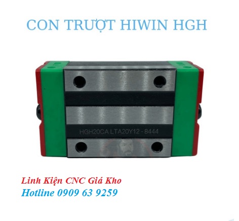 Con trượt hiwin mã ; hgh15ca ,hgh20ca,hgh25ca ,hgh30ca ,hgh35ca dùng cho máy cnc