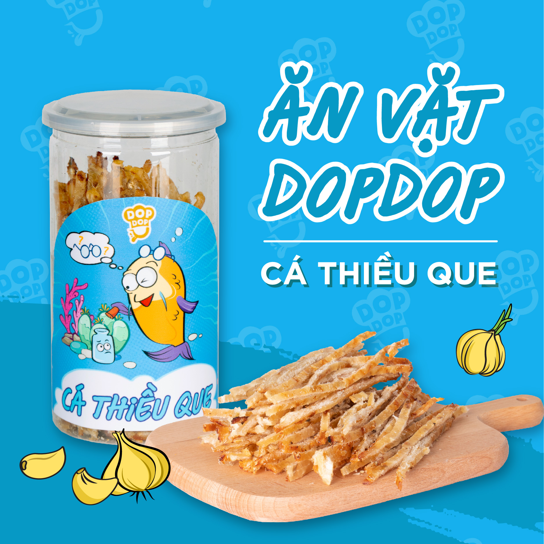 Cá thiều que ngon chất lượng ăn vặt dopdop 250g