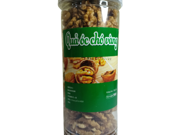 500g nhân óc chó vàng bò đội nón