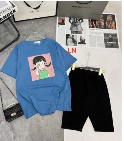 Sét áo em bé tết tóc +quần legging LN11