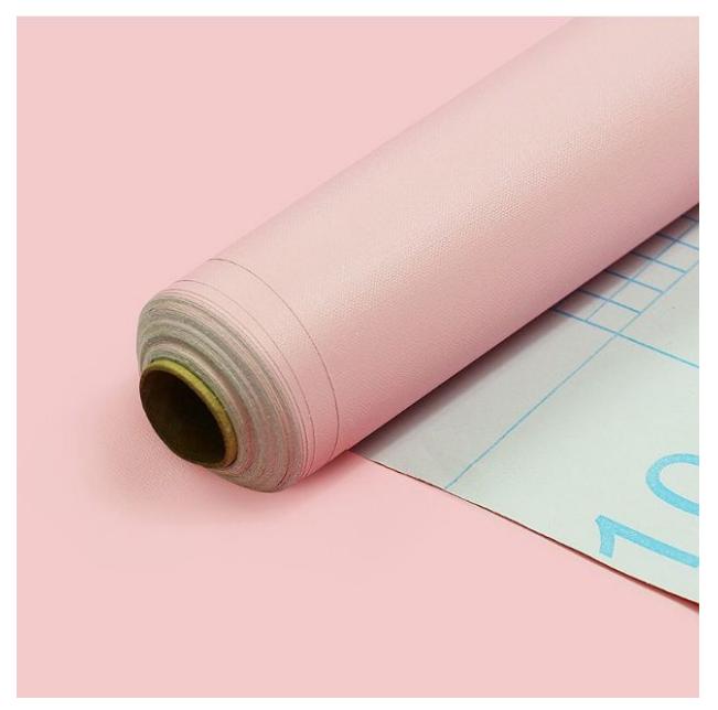 5 Mét Decal Giấy Dán Tường Khổ 45cm Có Sẵn Keo - Hồng Lợt Nhám BV67