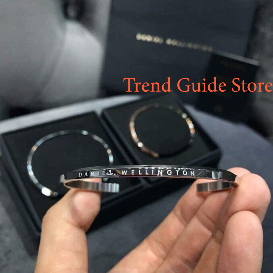 Vòng tay nam nữ dw daniel wellington titan không gỉ không bay màu chữ C - Bảo hành 12 tháng - Không kèm hộp