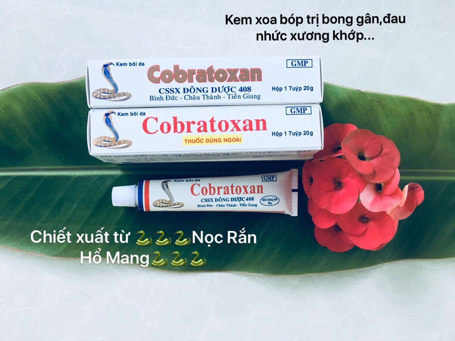 Cobratoxan kem xoa bóp bong gân - đau nhức xương khớp